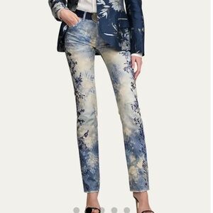 RALPH LAUREN COLLECTION RUNWAY 2024 EMBELLISHED STRAIGHT LEG JEANS SIZE US 28